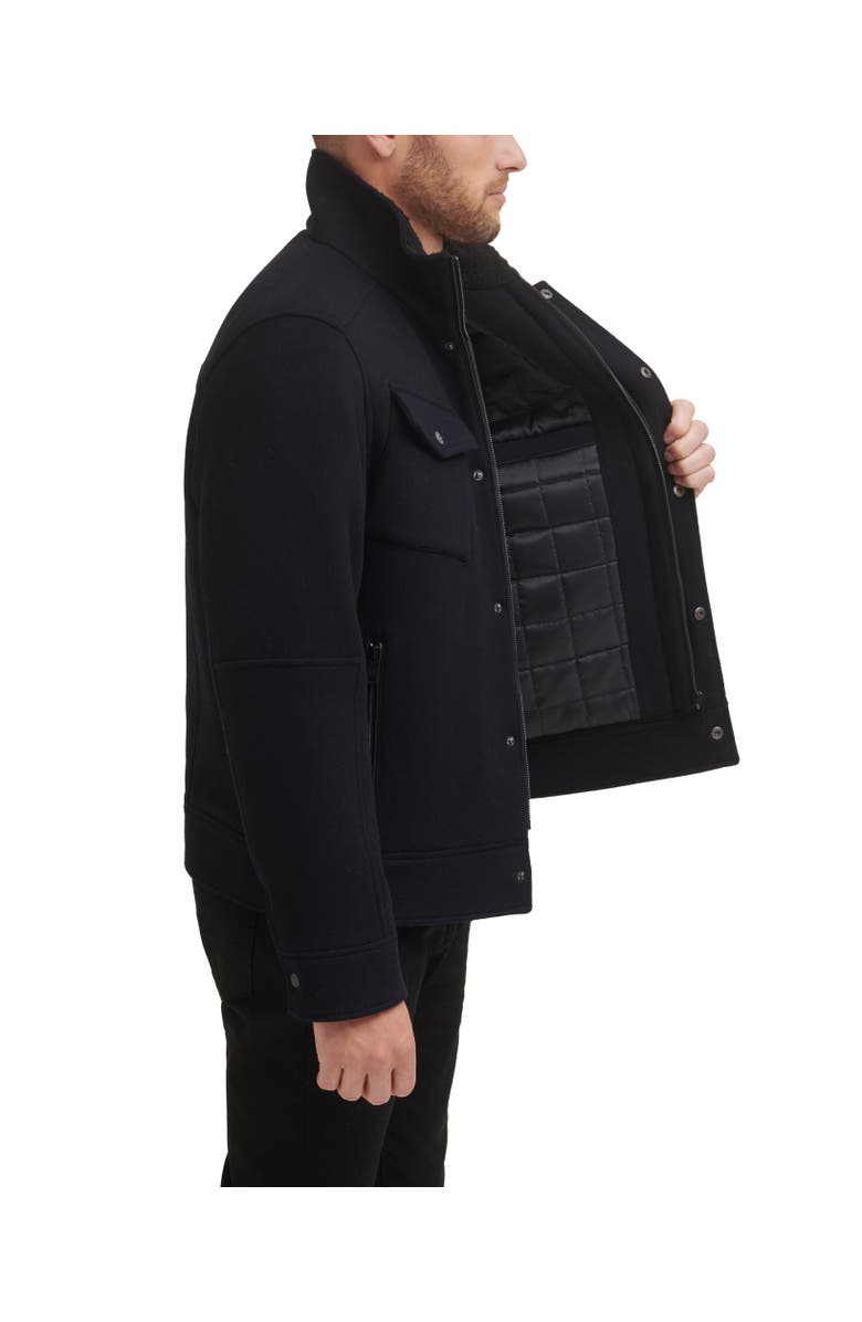 Kenneth Cole Wool Trucker Coat, Alternate, color,