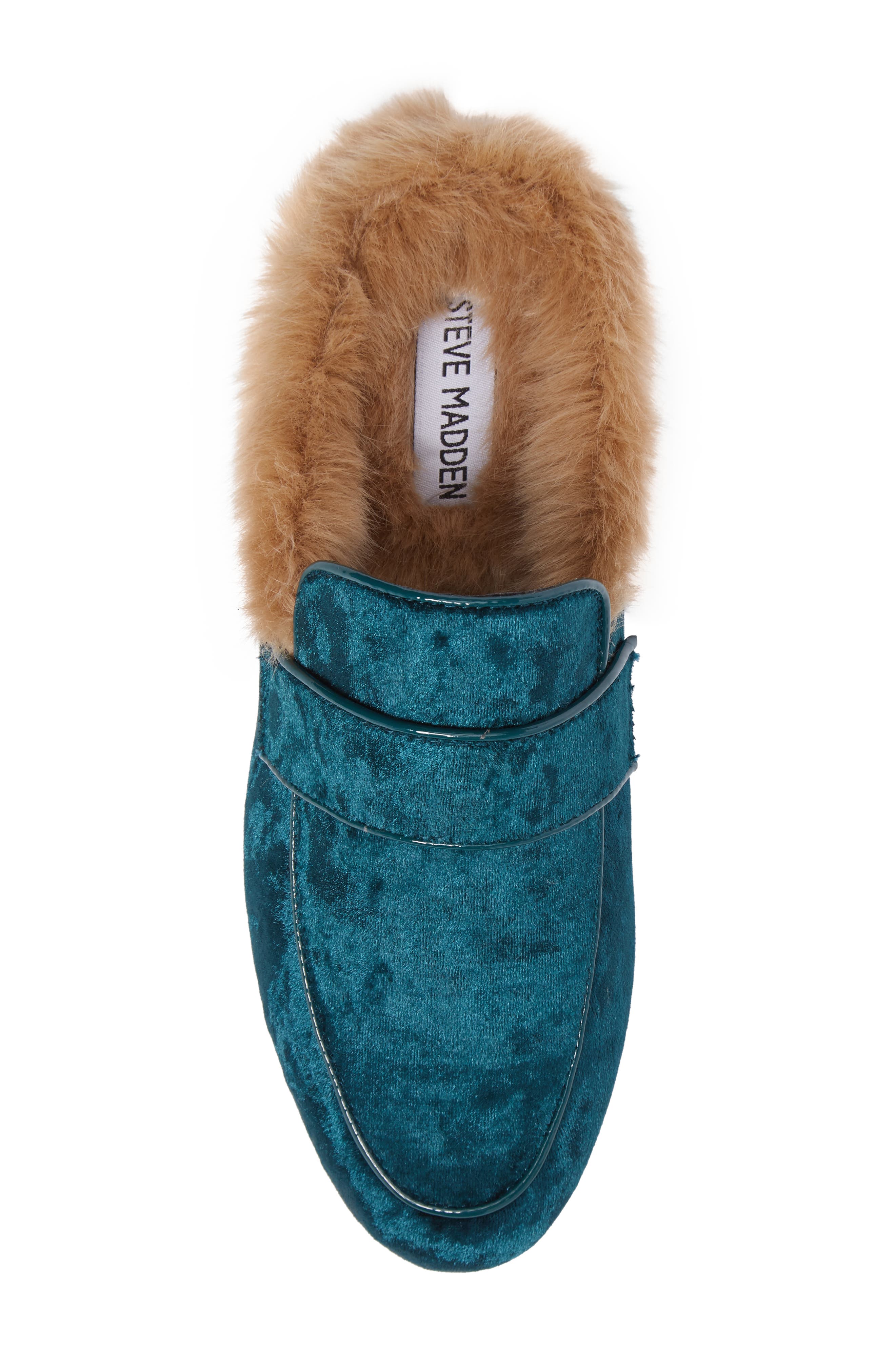 Kaden Mule, Alternate, color, GREEN FABRIC