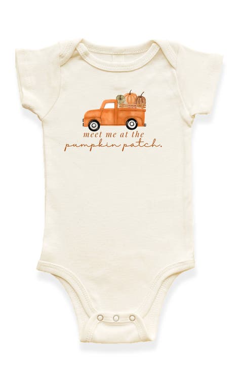 Meet Me At The Pumpkin Patch Organic Baby Bodysuit