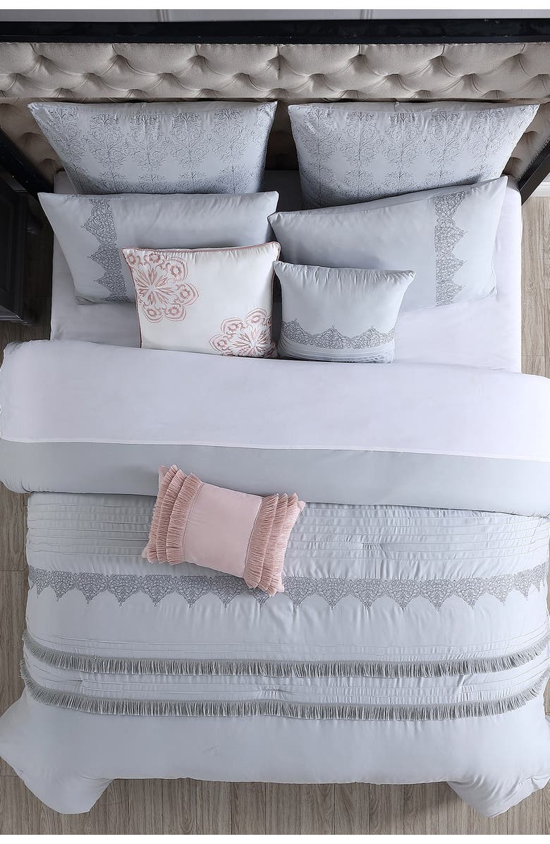 Modern Threads Rivera Embroidered Comforter Set, Alternate, color, 