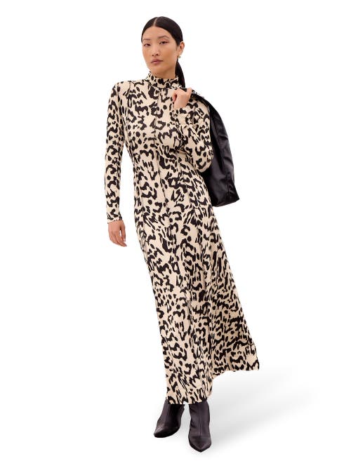 Ro&zo Printed Jersey Maxi Dress In Multi