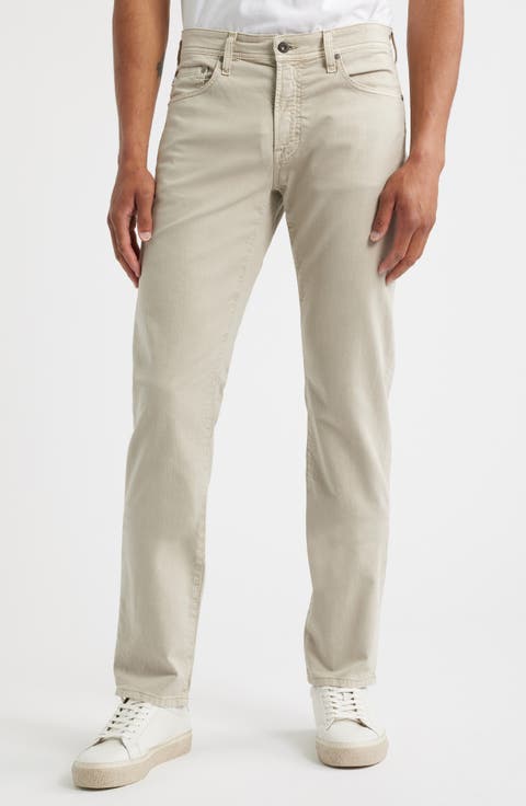 ★KIRSH★ Kirsch High Waist Coated Denim Pants Beige Women's High Waisted Denim Pants Casual Stretch Boyfriend