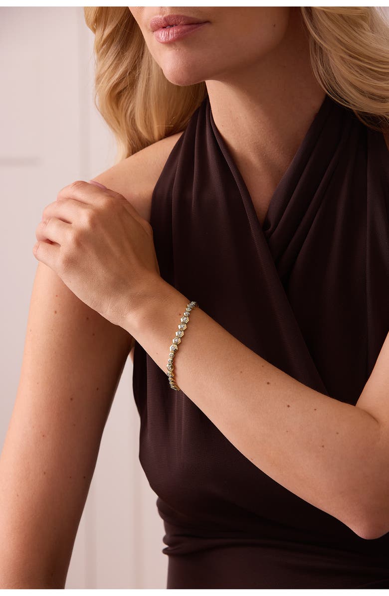 Sara Weinstock Honeycomb Diamond Bracelet, Alternate, color, Yellow