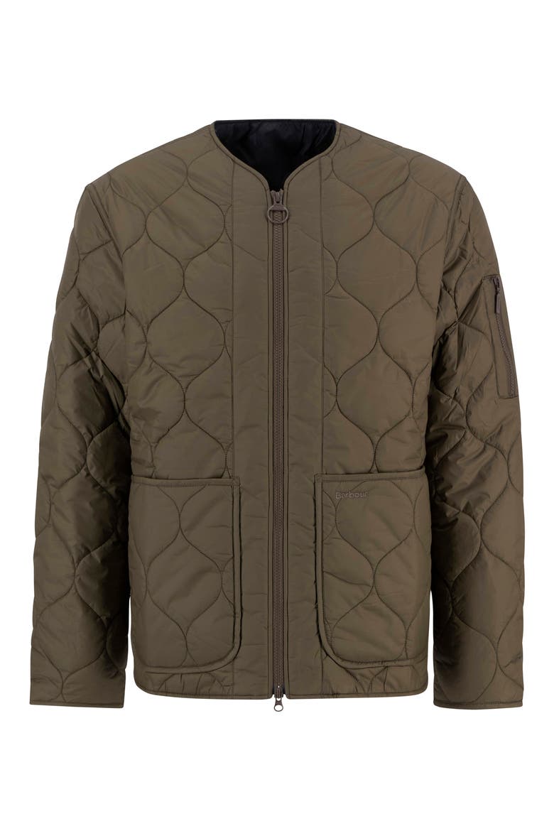 Re-Engineered Utility Onion Quilted Ripstop Jacket, Alternate, color, DARK OLIVE