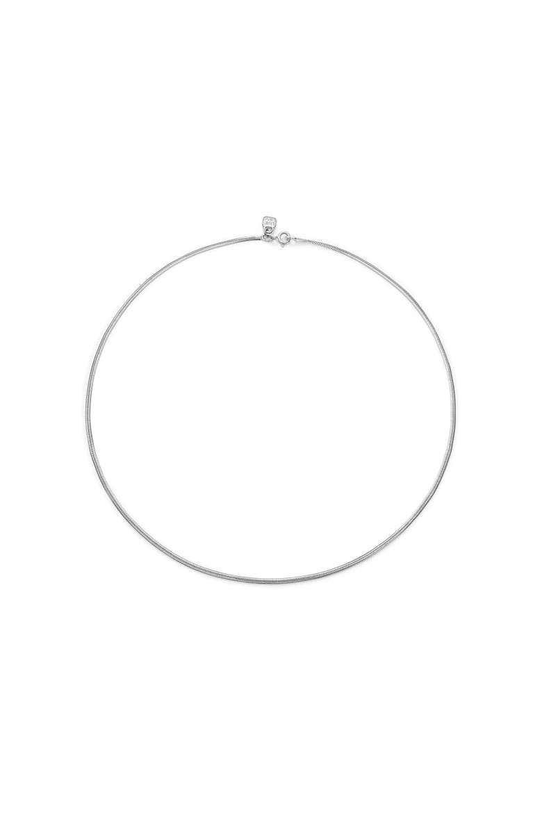 Sterling Silver Flat Chain, Main, color, Silver