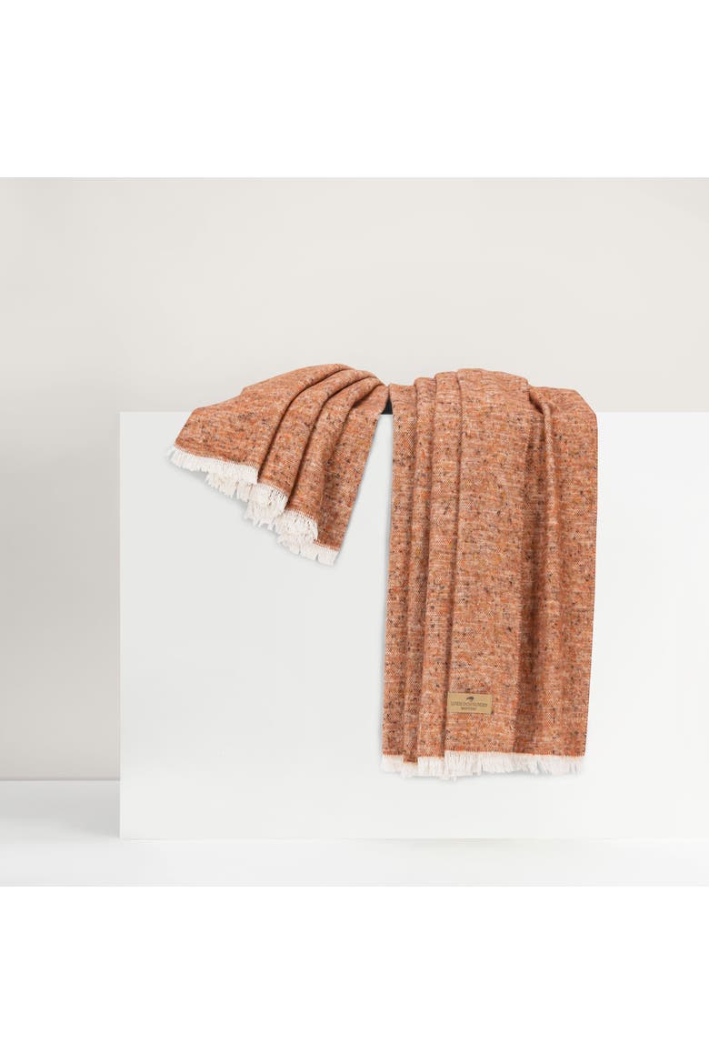 Ocean Cinder Mist Throw, Main, color, Rust
