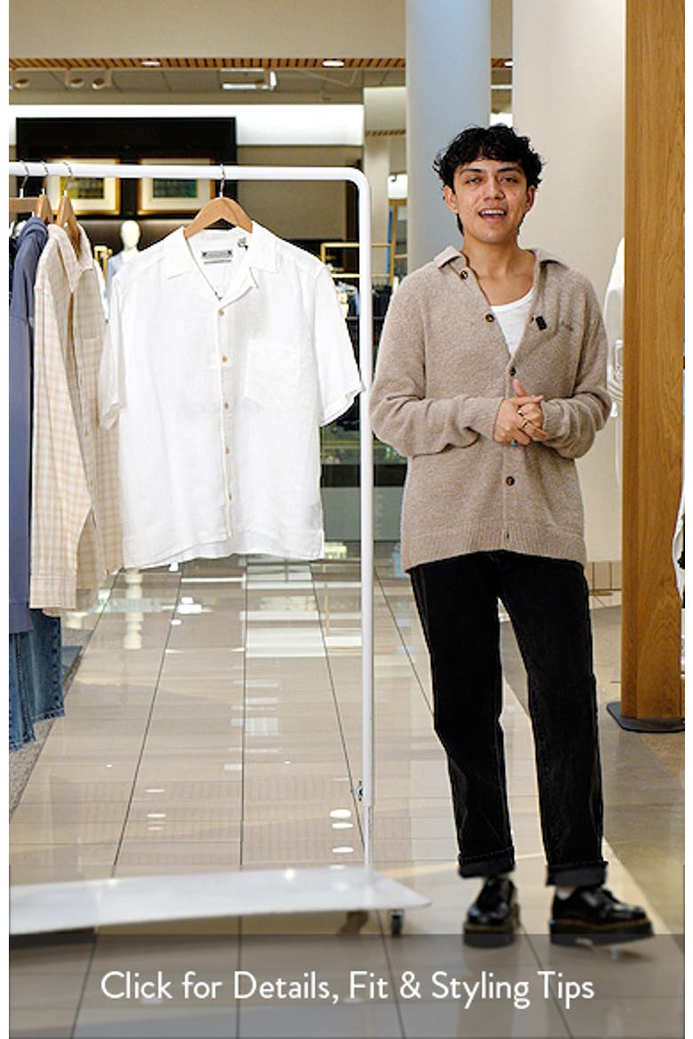 Tri Embroidered Linen Camp Shirt video