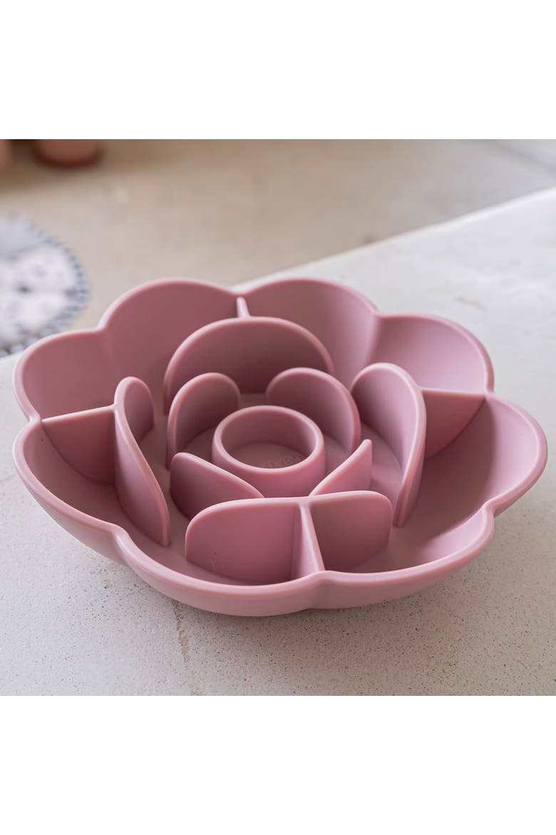 Flower Slow Feeder, Alternate, color, Pink