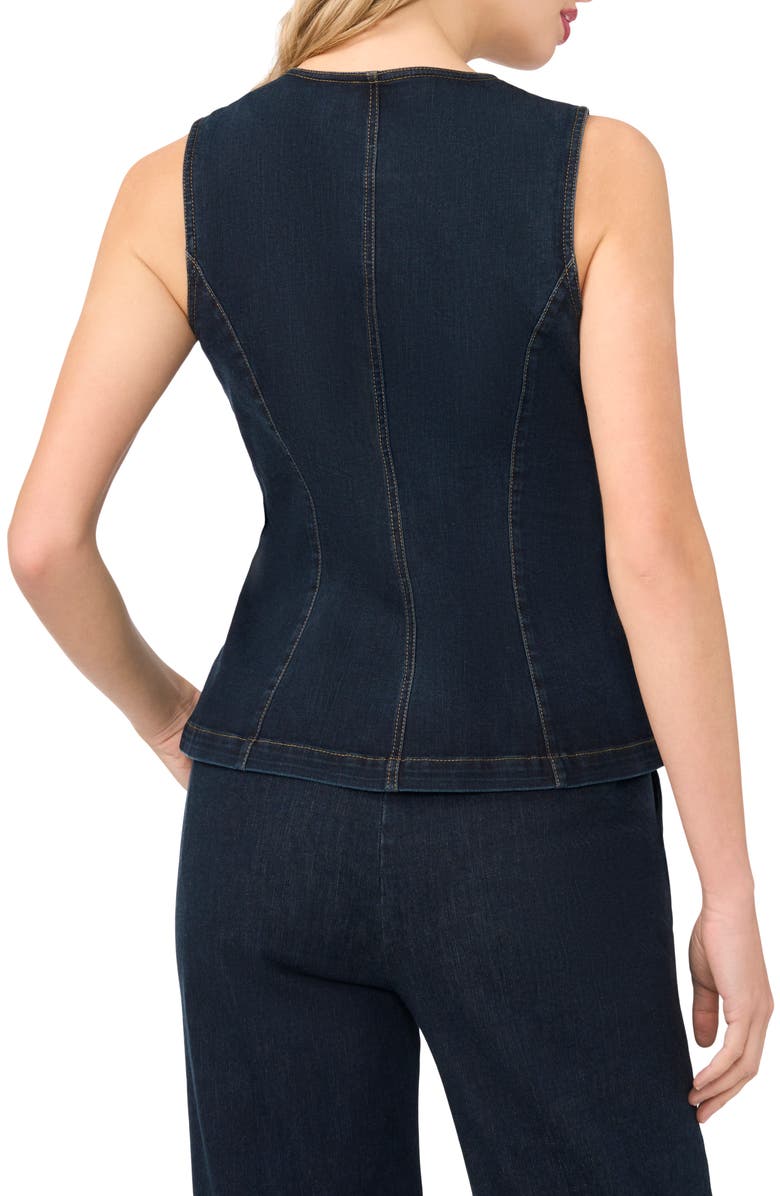Ted Baker Gia Button Vest, Alternate, color, Estate Blue