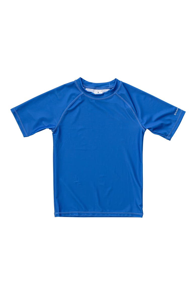 Kids' Short Sleeve Rashguard, Main, color, BLUE