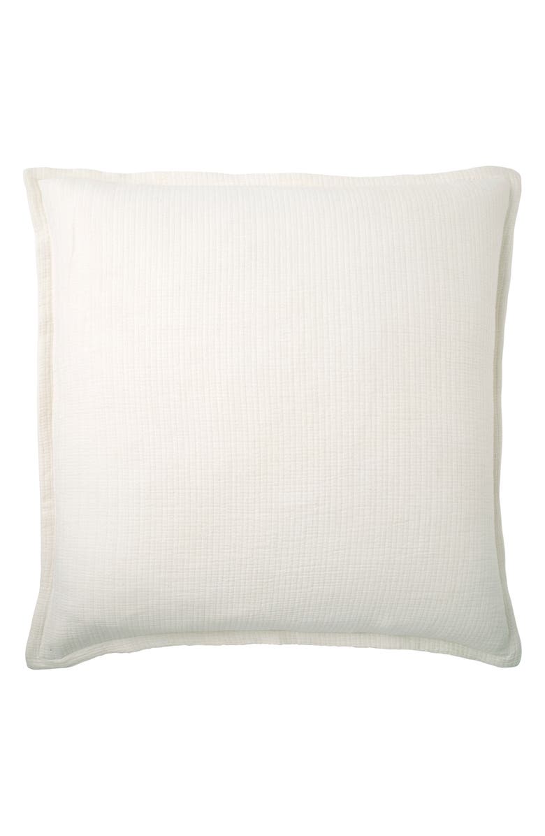 DKNY Pure Stonewashed Euro Accent Sham, Main, color, 
