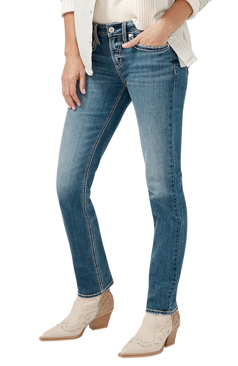 Silver Jeans Co. SUKI STRAIGHT, Alternate, color, 