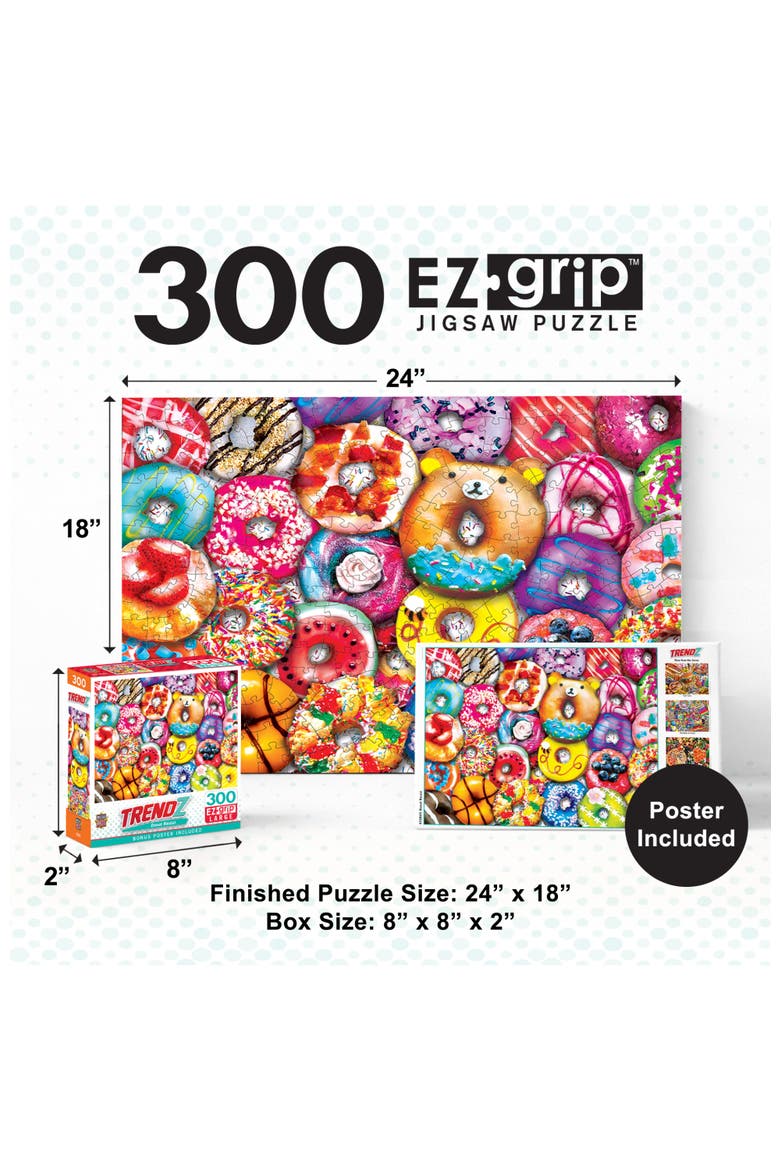 Donut Resist 300 Piece Jigsaw Puzzle, Alternate, color, Multicolor