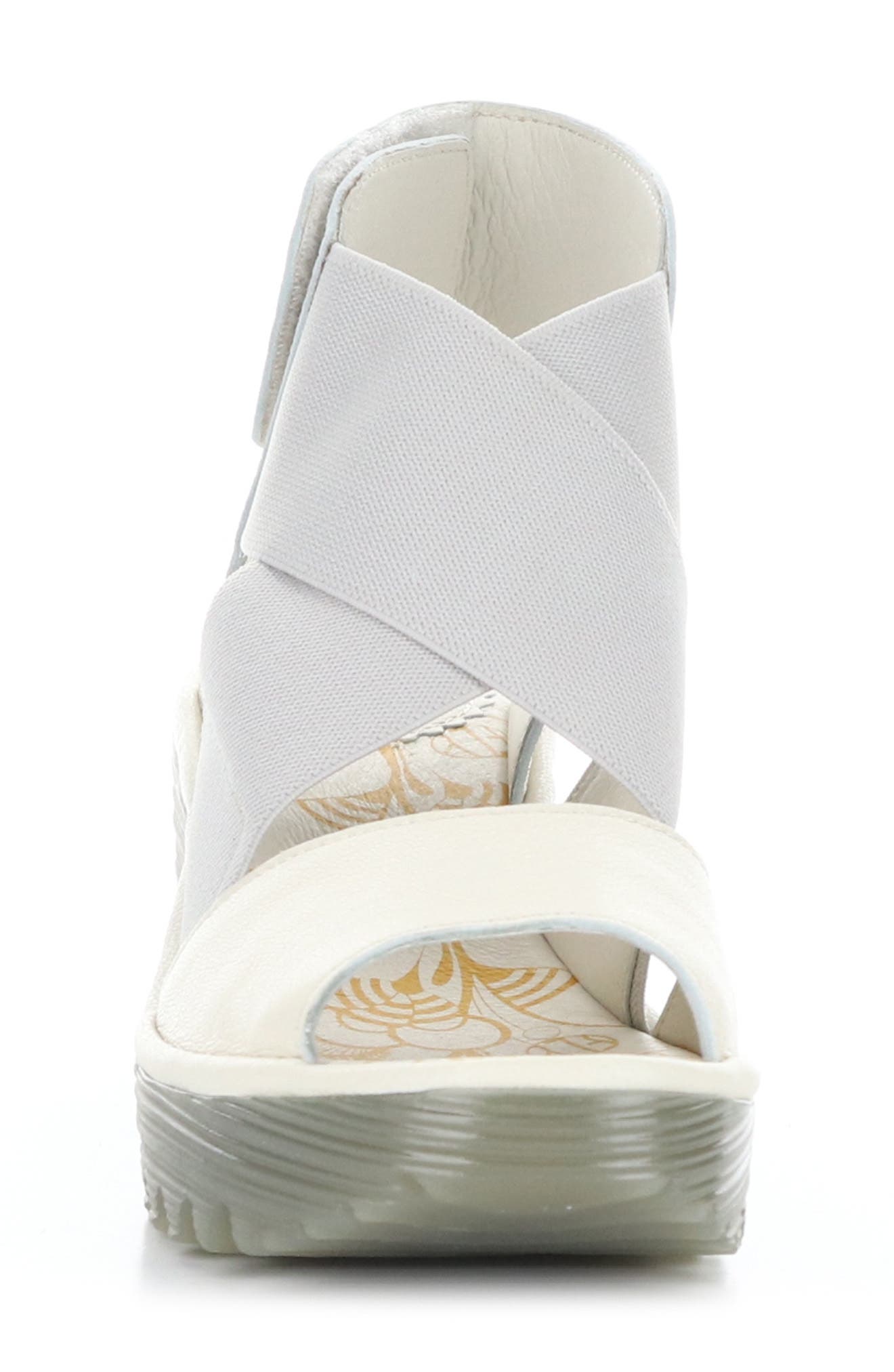 Yuba Platform Wedge Sandal, Alternate, color, OFF WHITE MOUSSE