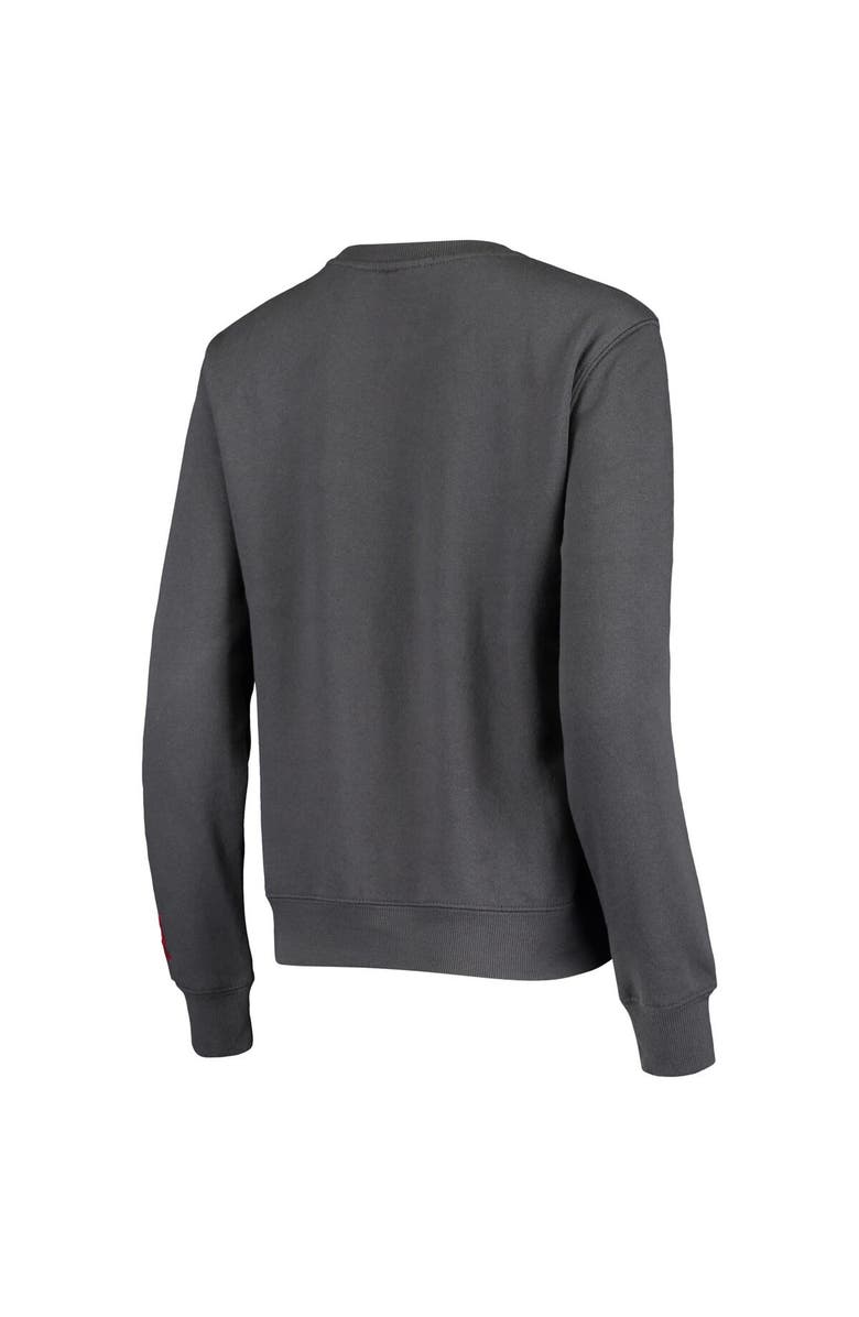 COLOSSEUM Women's Colosseum Charcoal Alabama Crimson Tide Campanile Pullover Sweatshirt, Alternate, color, Charcoal