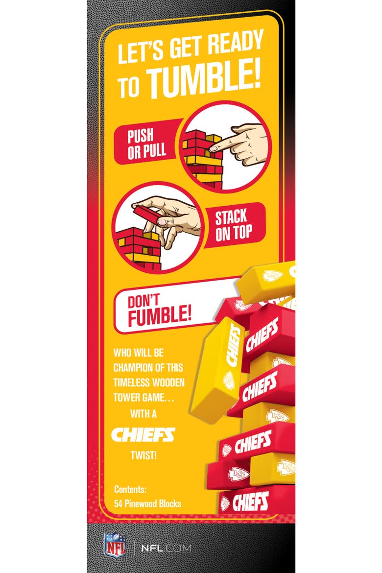 Kansas City Chiefs Tumble Tower, Alternate, color, Multicolor