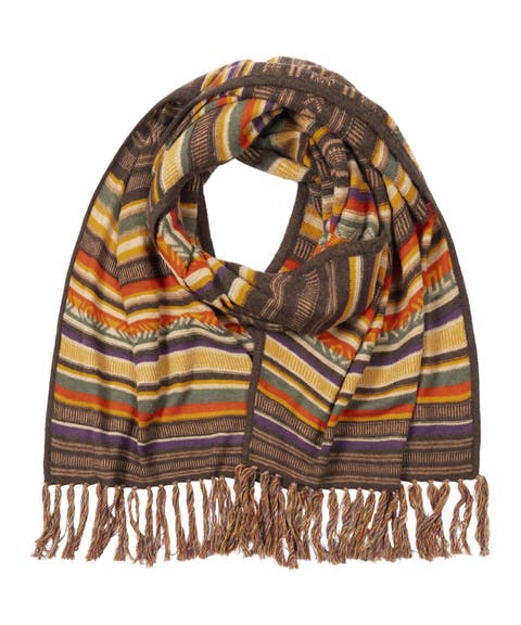 Textural Stripe Scarf