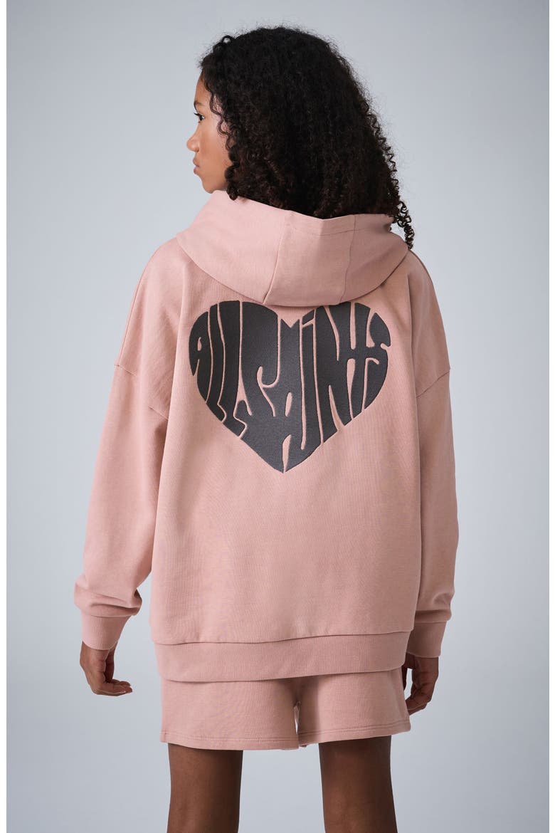 Kids' Hoodie & Sweat Shorts Set, Alternate, color, PINK