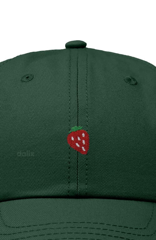 Dalix Lil Strawberry Dad Cap In Green