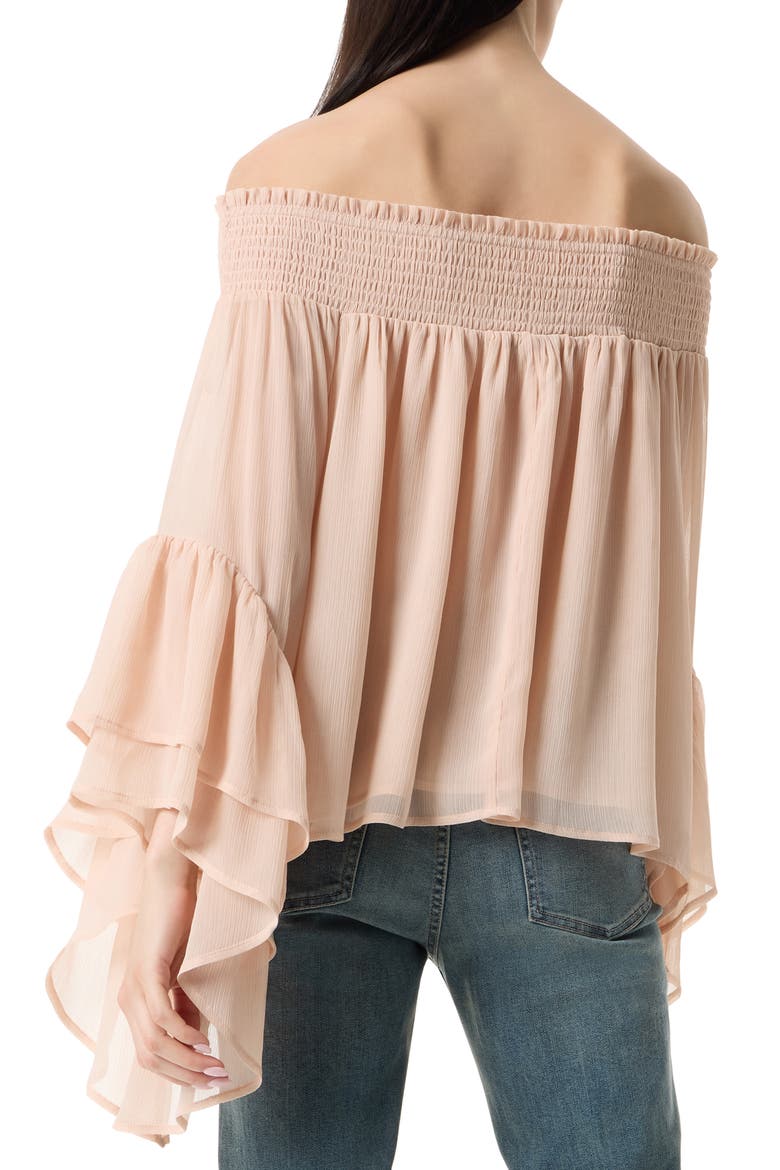 Edith Off The Shoulder Blouse, Alternate, color, ROSE