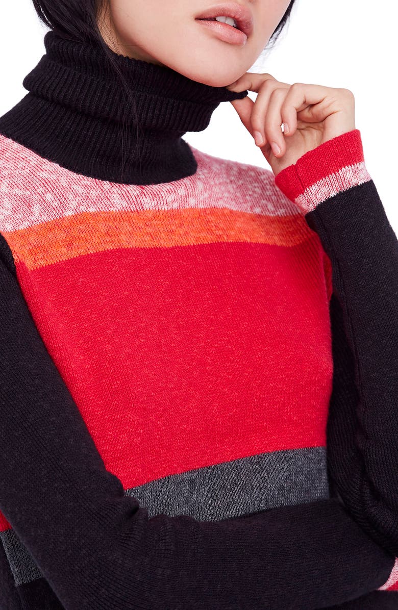 Free People Winter Break Sweater Dress, Alternate, color, 