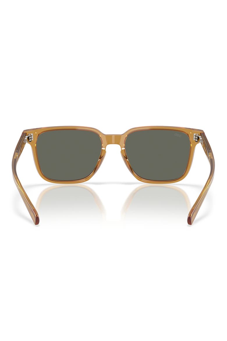Kailano 53mm Polarized Square Sunglasses, Alternate, color, SUN RAY / GRAY 580G