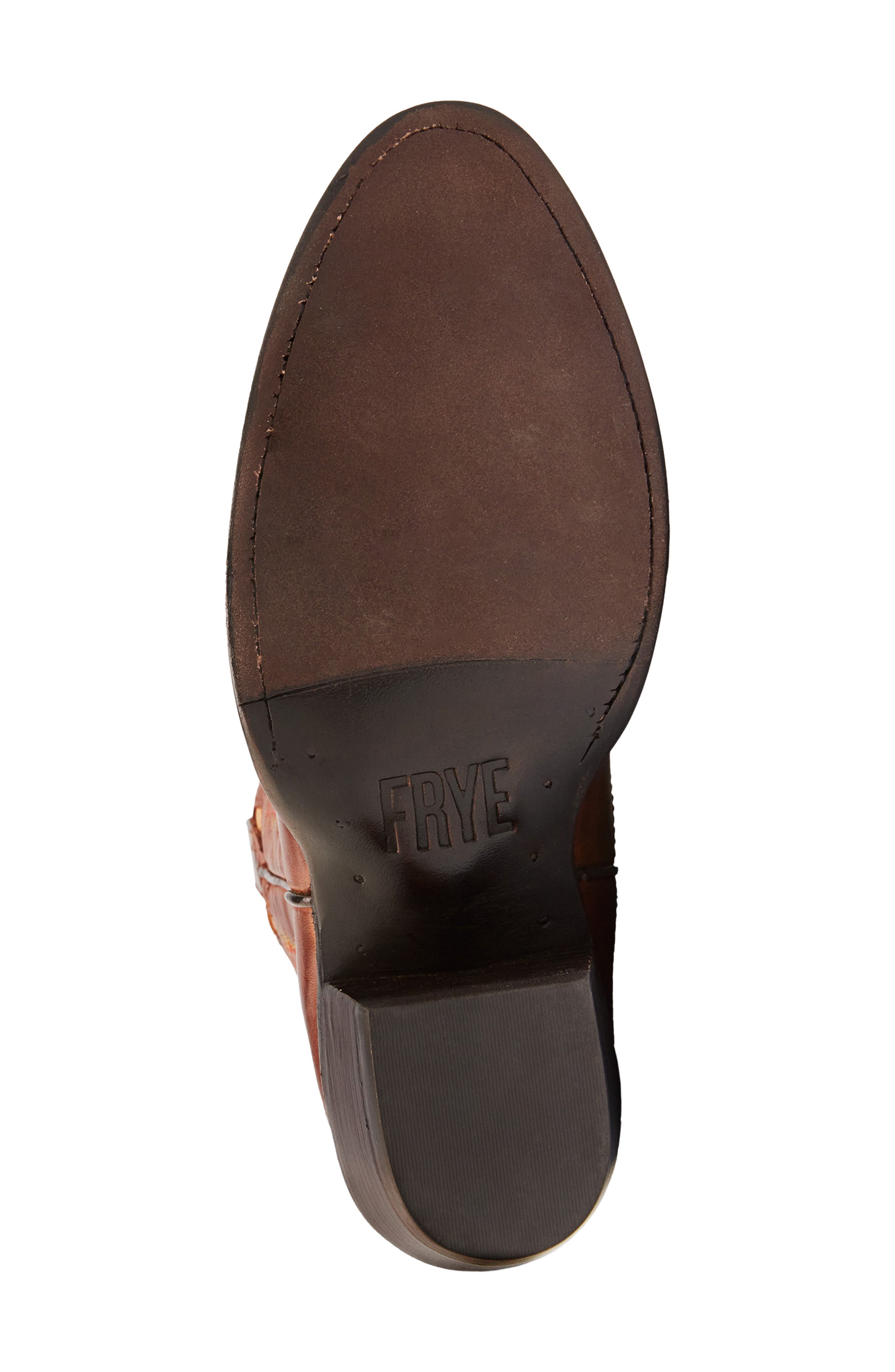 Frye Shelby Deco Stitch Western Boot, Alternate, color, 