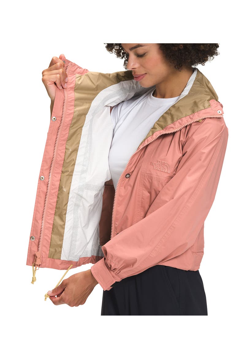 Rain Top Jacket, Alternate, color, ROSE DAWN