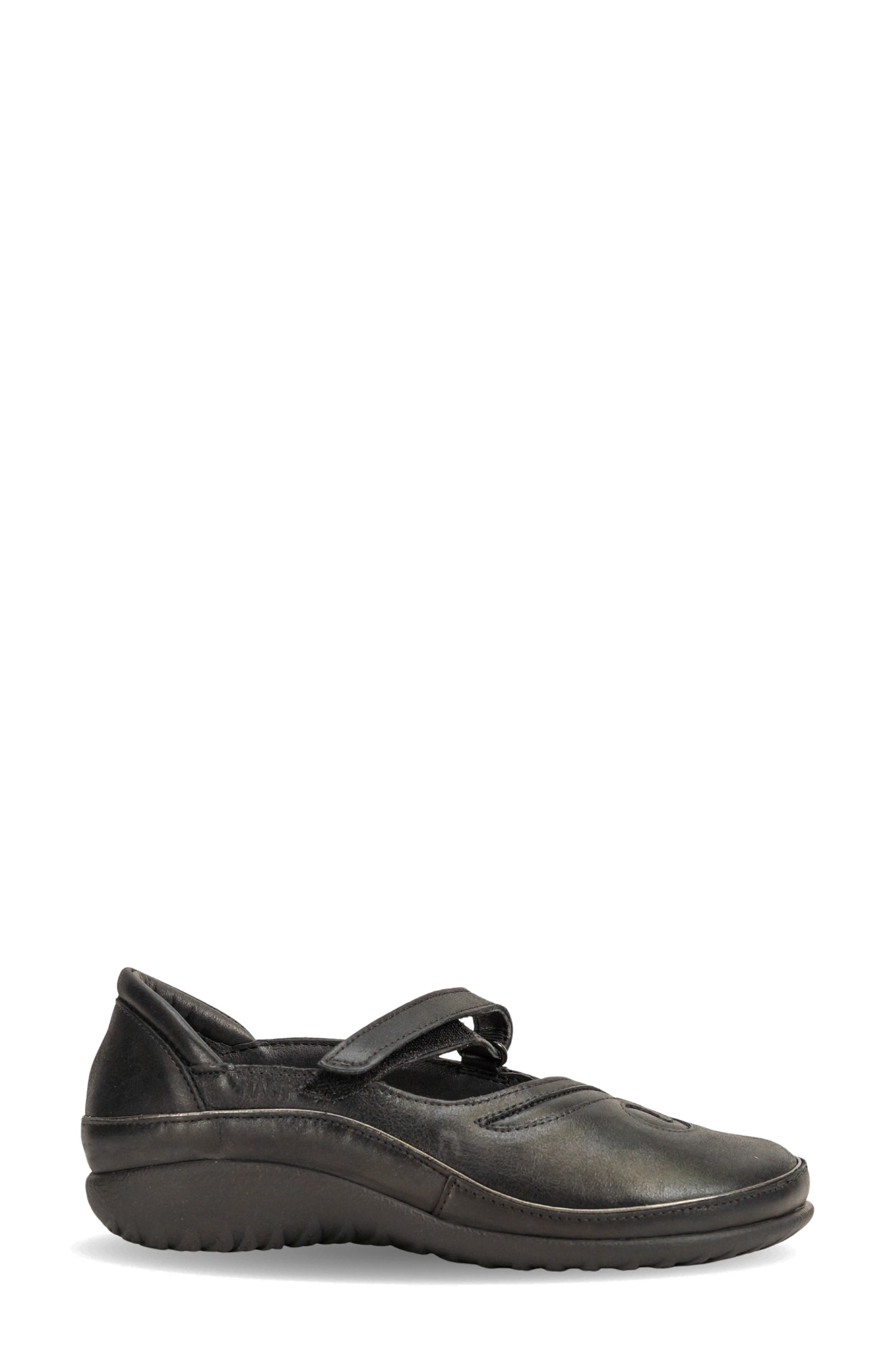 'Matai' Mary Jane, Alternate, color, BLACK LEATHER COMBO