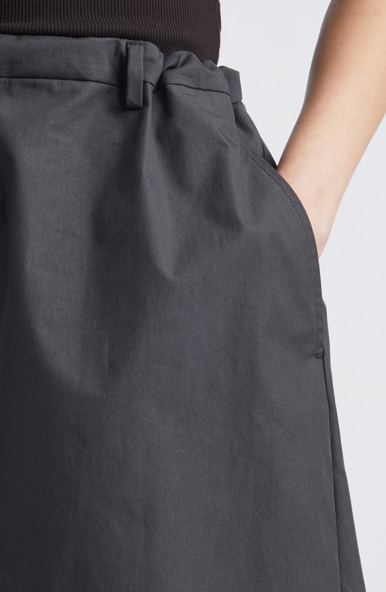 MM6 Maison Margiela Raw Hem Wide Leg Shorts, Alternate, color, Anthracite Grey