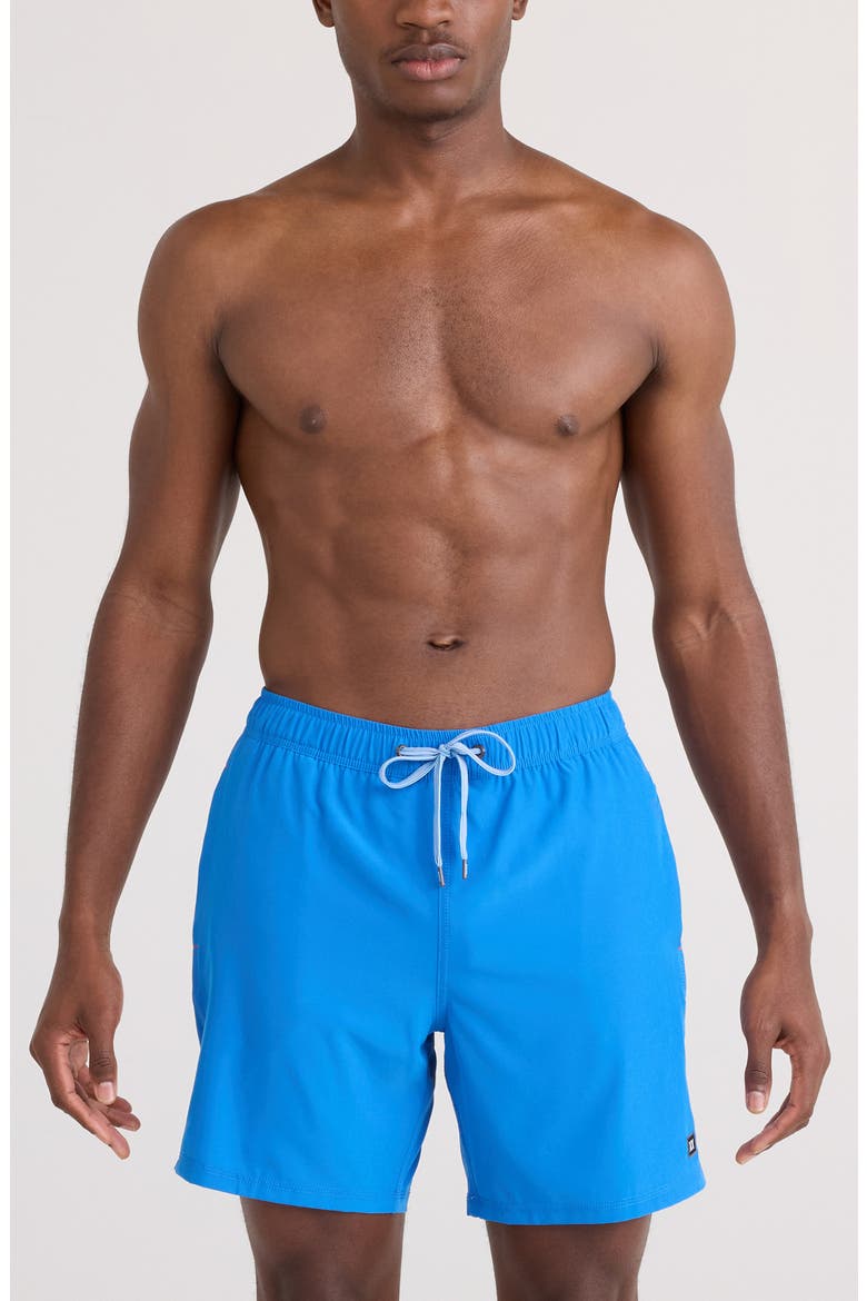 Oh Buoy 2N1 7-Inch Volley Swim Trunks, Main, color, BOLD BLUE