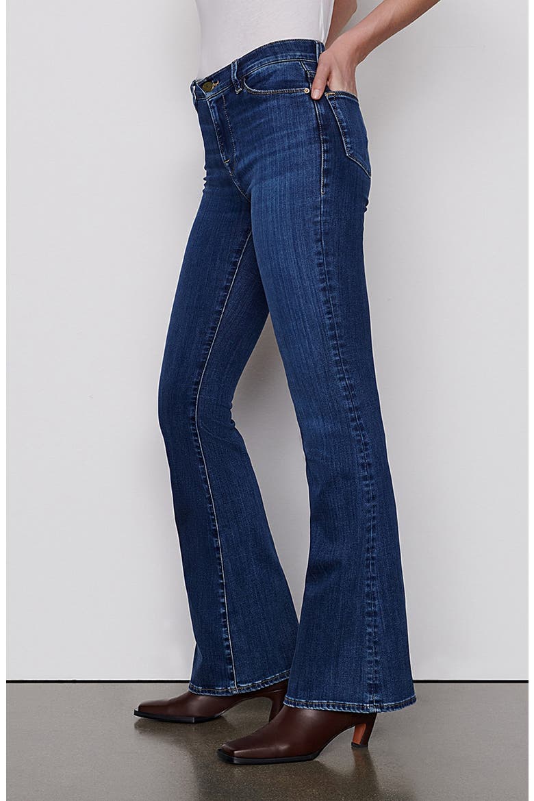 Le High Waist Flare Jeans, Alternate, color, LUPINE