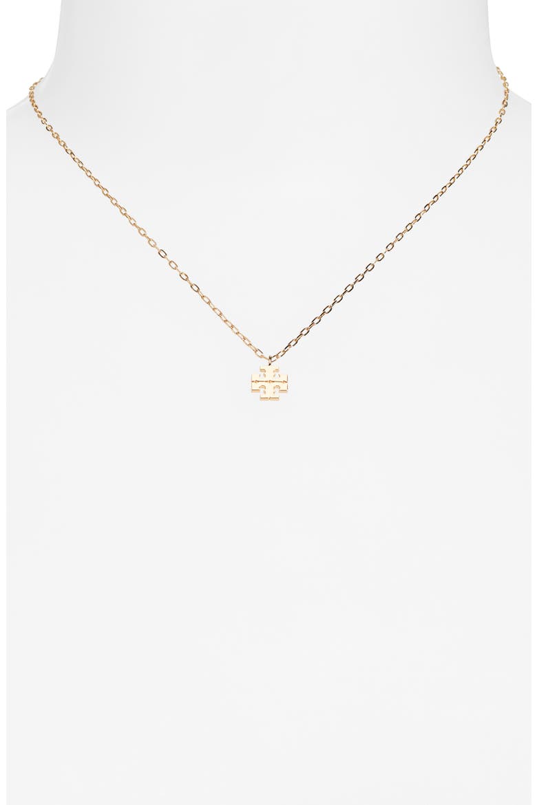 Icon Pendant Necklace, Alternate, color, TORY GOLD