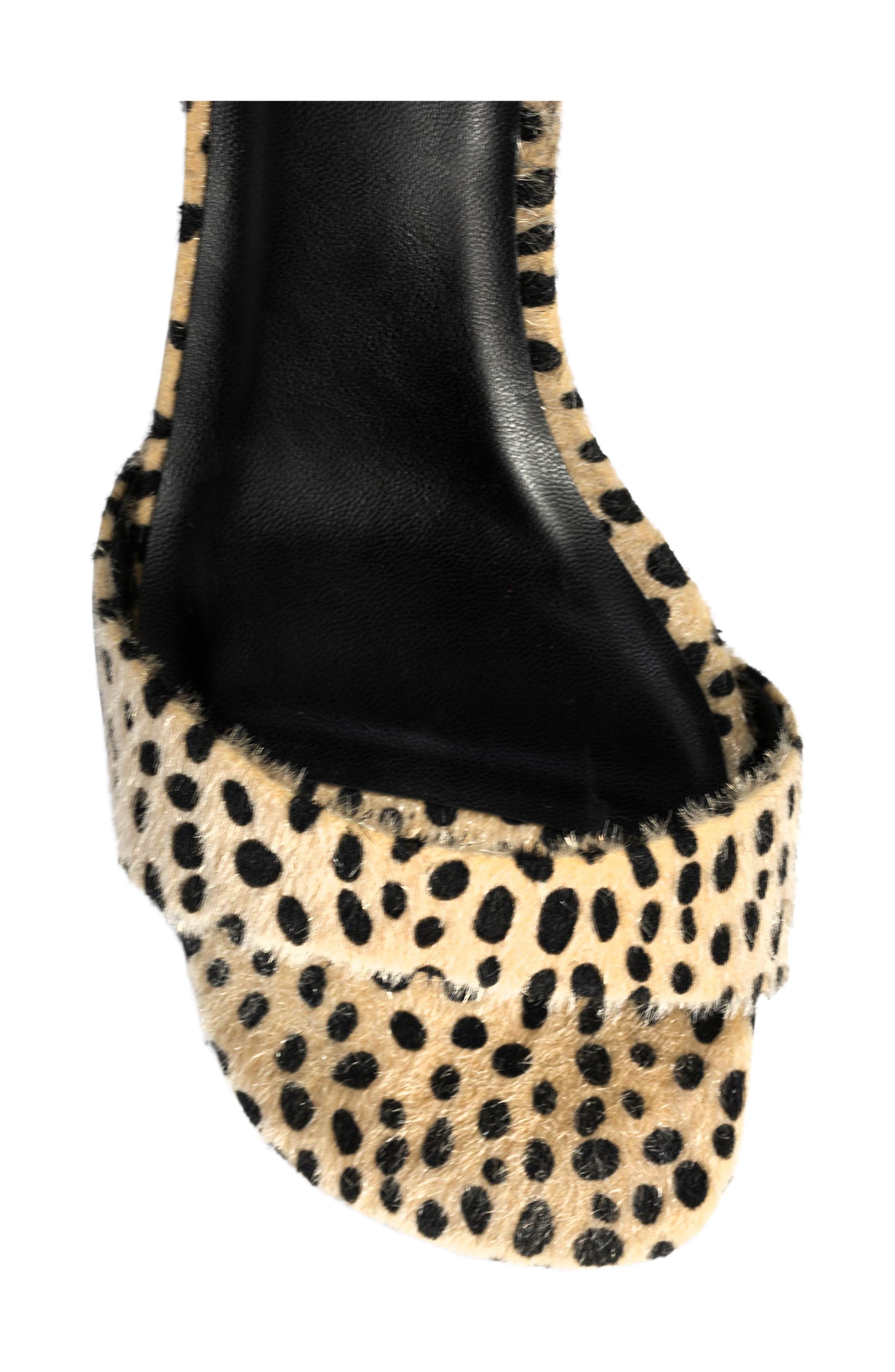 Fahima Wrap Dress Sandal, Alternate, color, CHEETAH