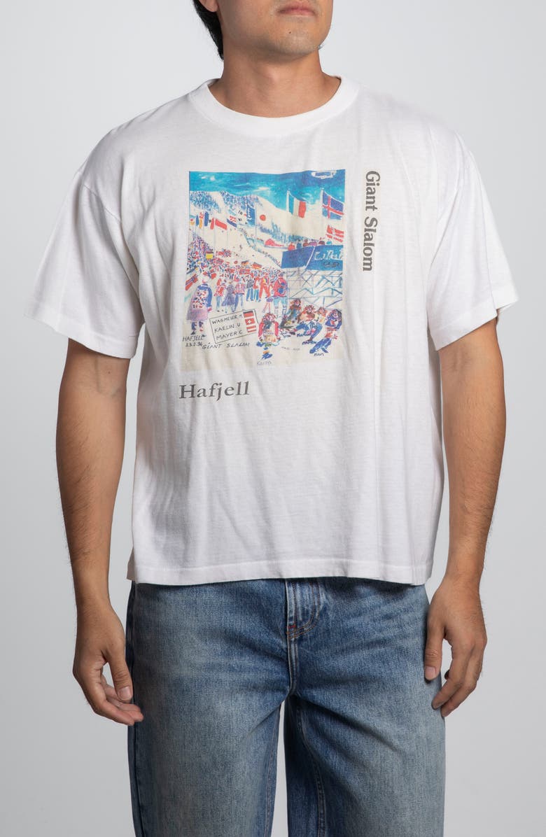 Elwood Vintage Hafjell Tee, Main, color, White