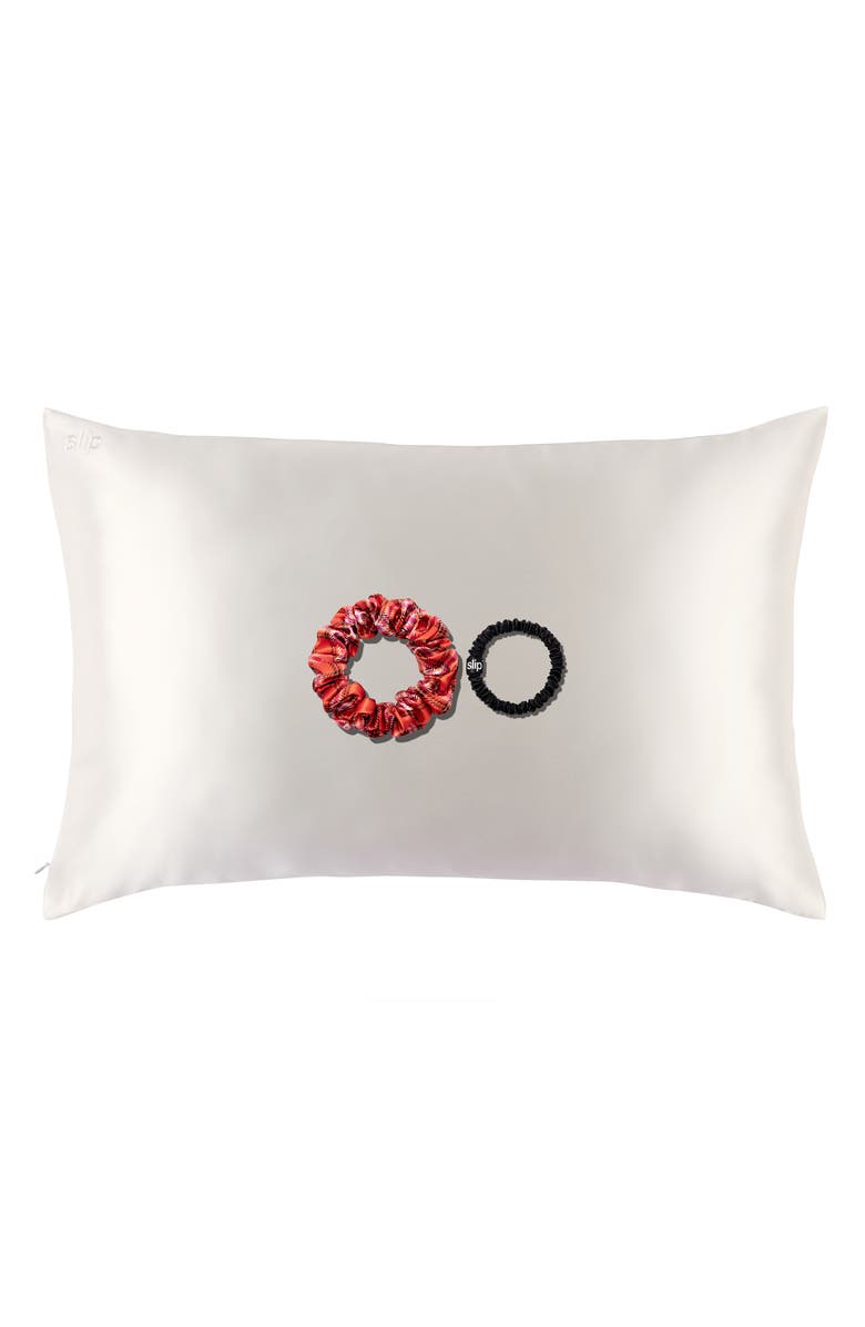 slip Pure Silk Queen Pillowcase & Scrunchie Set (Limited Edition) $109 Value, Alternate, color, Rosemary