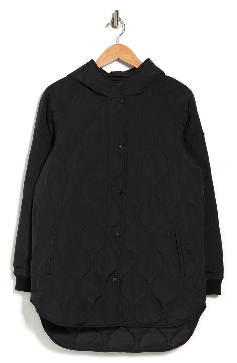 BCBGeneration Missy Eco Quilt Topper Coat, Alternate, color,