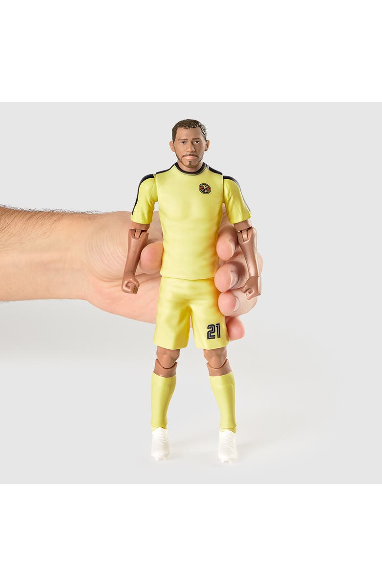 Banbo Toys SOCKERS Club América Henry Martin 8" Collectible Soccer Action Figure, Alternate, color, Yellow
