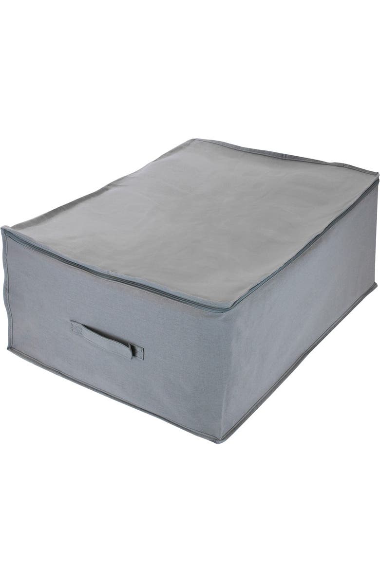 SORBUS Jumbo Foldable Storage Organizer Bag - Grey, Main, color,