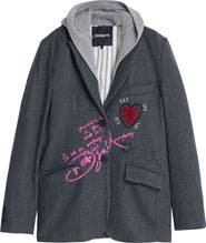 Desigual Hooded Blazer