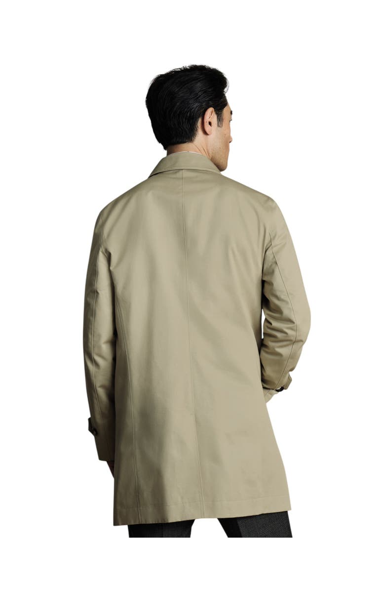 Charles Tyrwhitt Cotton Raincoat, Alternate, color, Stone