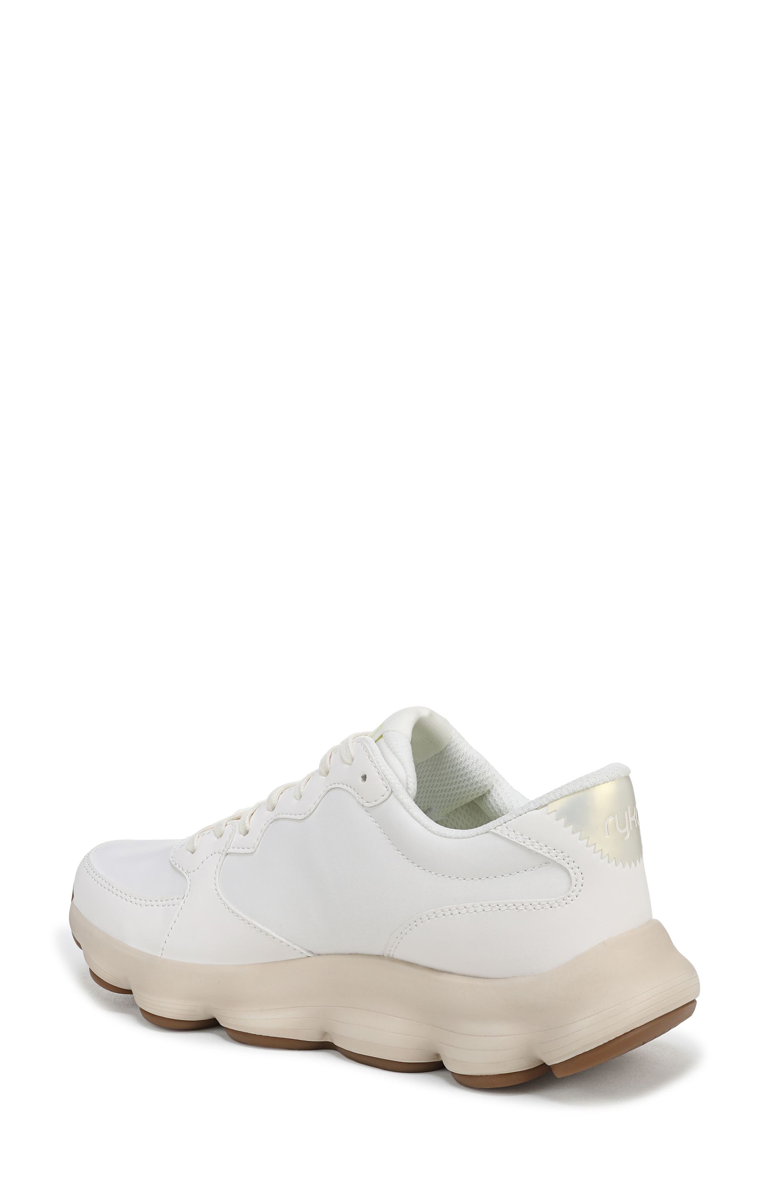Rykä PodFlow Retro Walking Sneaker, Alternate, color, White Alyssum