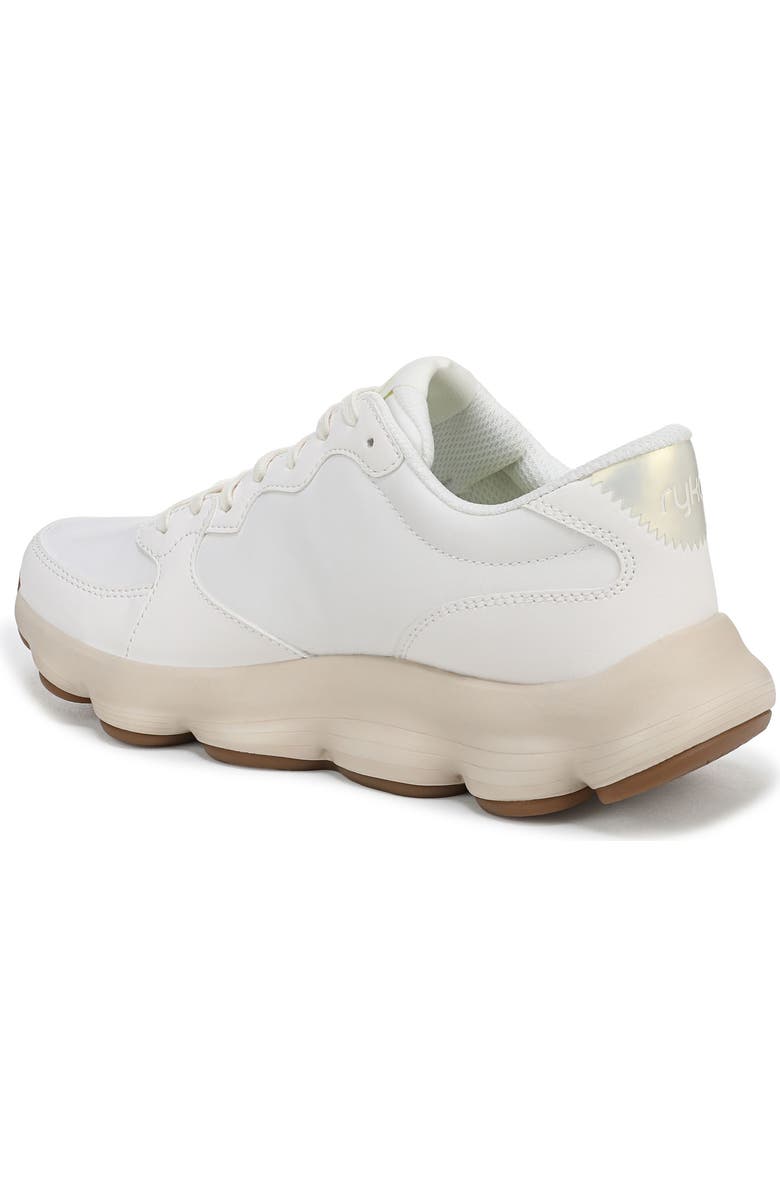 Rykä PodFlow Retro Walking Sneaker, Alternate, color, White Alyssum
