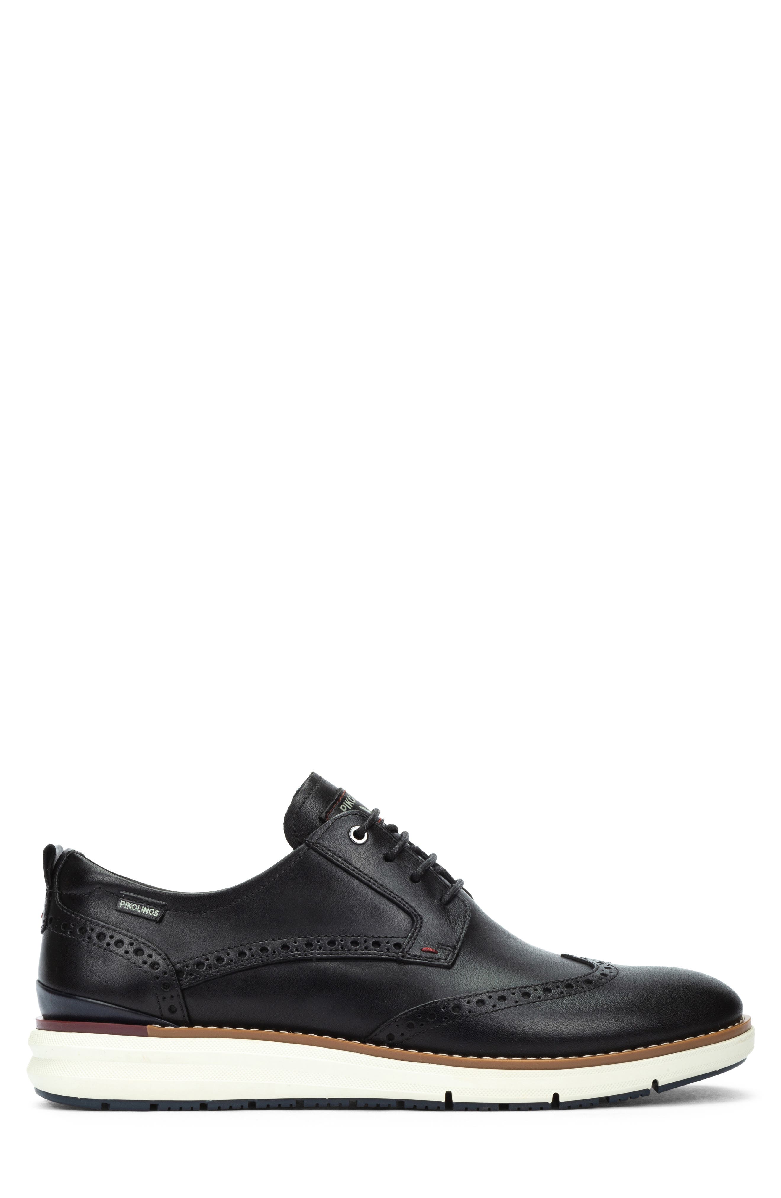 PIKOLINOS Manacor Wingtip Oxford, Alternate, color, Black