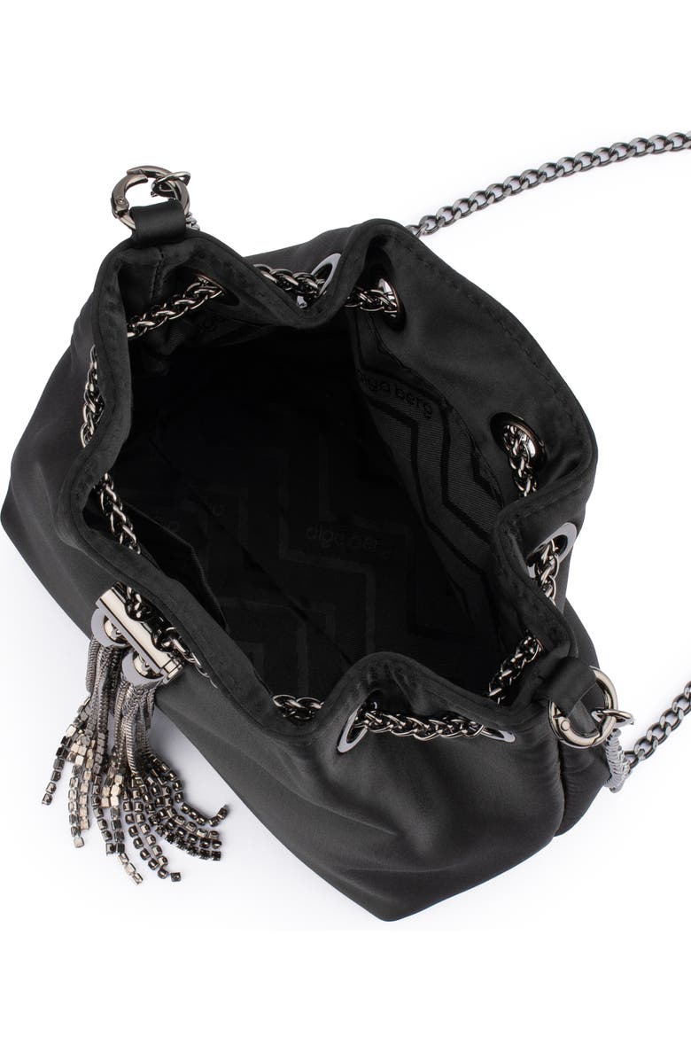 Olga Berg Amanda Satin Bucket Bag, Alternate, color,