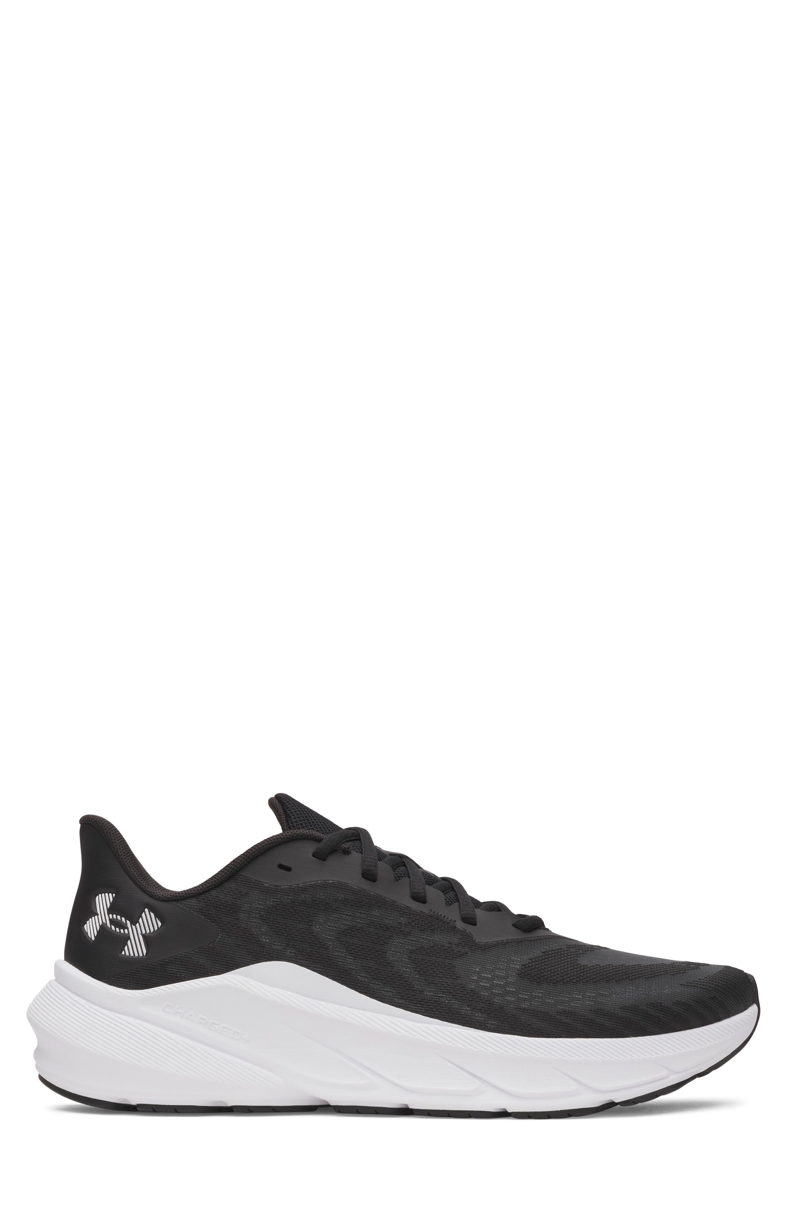 Under Armour UA Charged+ Turbulence 3 Running Shoe, Alternate, color, Black / Black / White