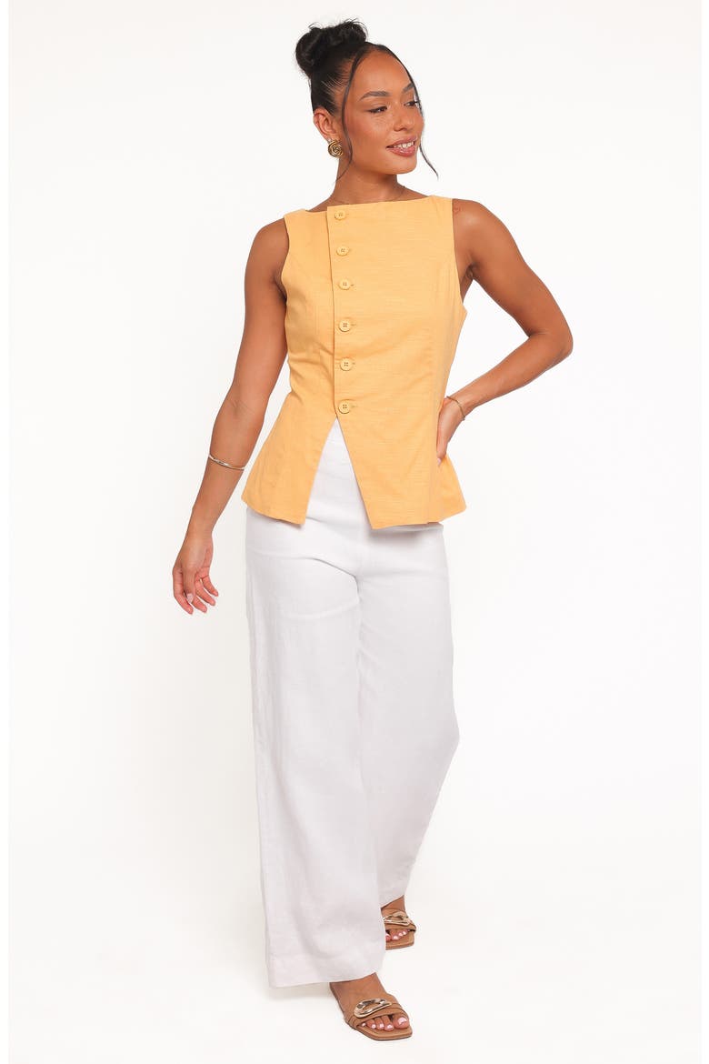 Kalyssa Asymmetric Vest, Alternate, color, MANGO