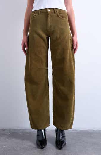 Topshop High Waist Barrel Corduroy Jeans