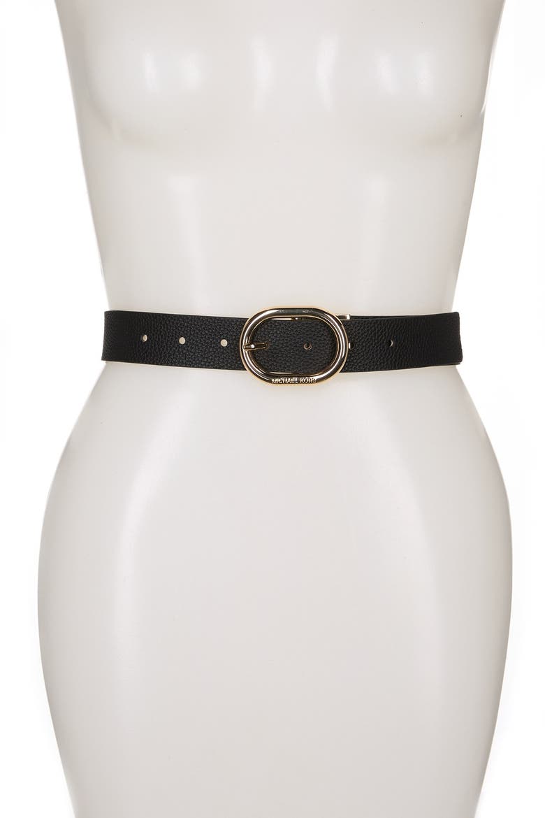 Reversible Logo Belt, Main, color, BLACK