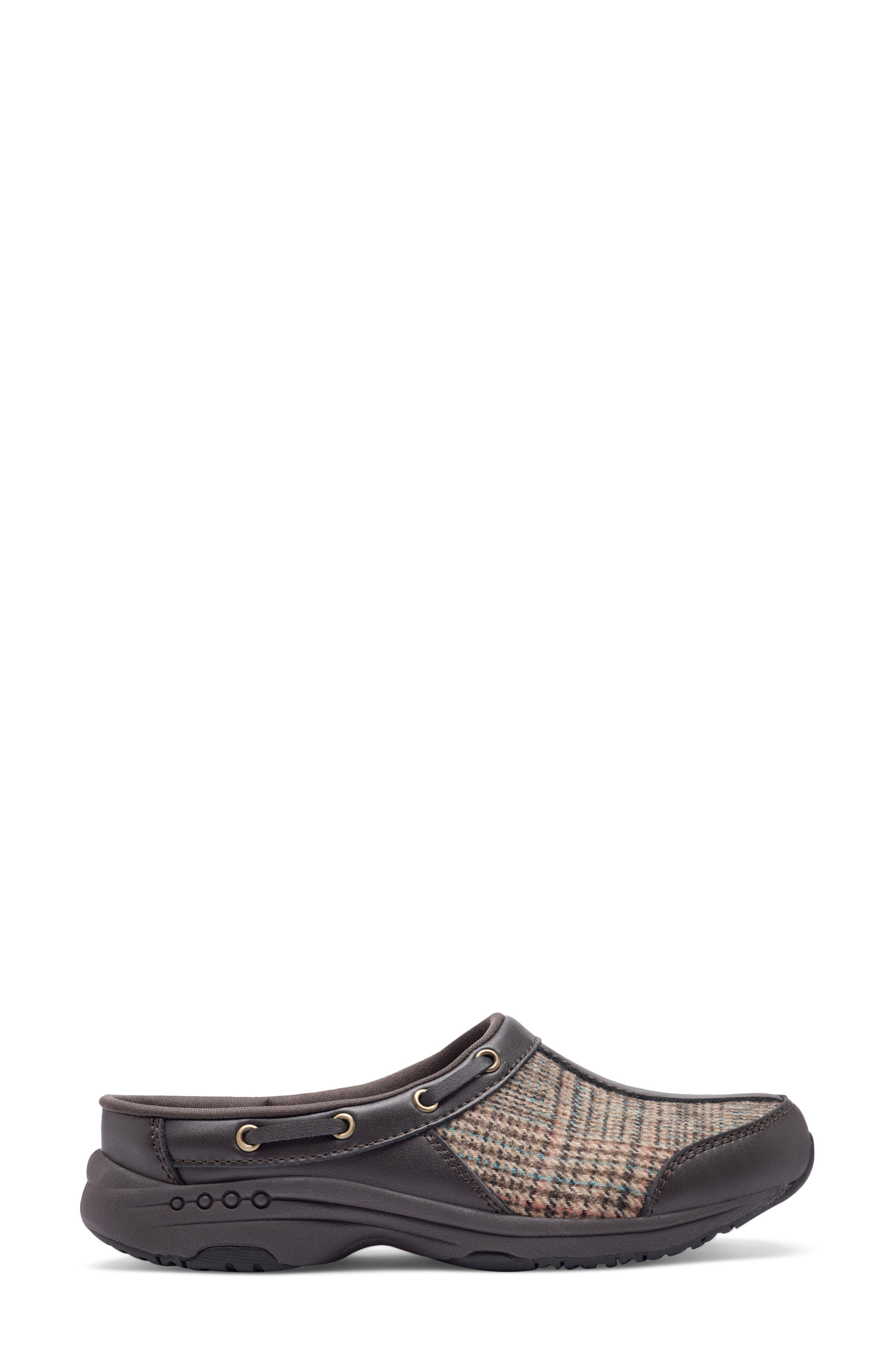 Easy Spirit Travelport Clog, Alternate, color, Dark Brown